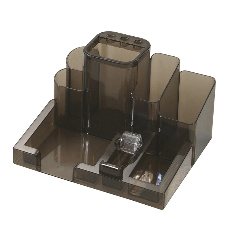 Organizador para Escritorio, Plástico Ahumado - Studmark ST-DO-159