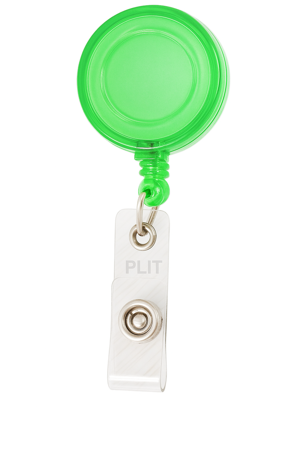 Cordon tipo YOYO Extendible para Porta Carnet, Verde Translúcido - CONY NB209-MO