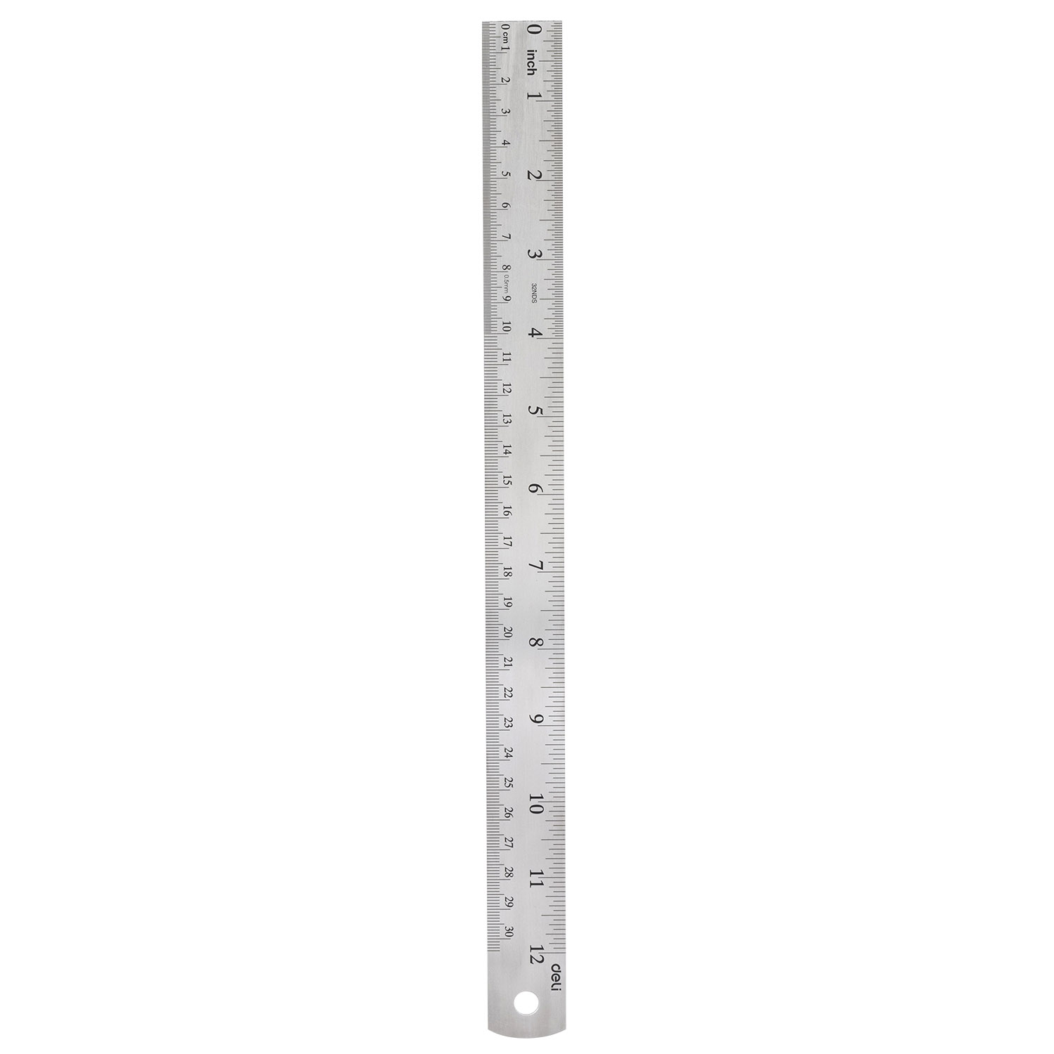 Regla Metálica  12" / 30 cm, Deli Clasic 8463