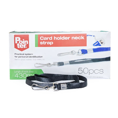 Cordon para Carnet, Negro - Pointer