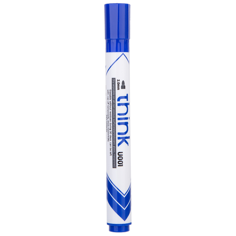 Marcador de Pizarra 2.0 mm, Azul - Deli Think
