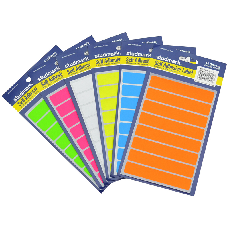 Etiquetas para Folders 3"x 0.6",  80 pcs - Studmark ST-PRS-20