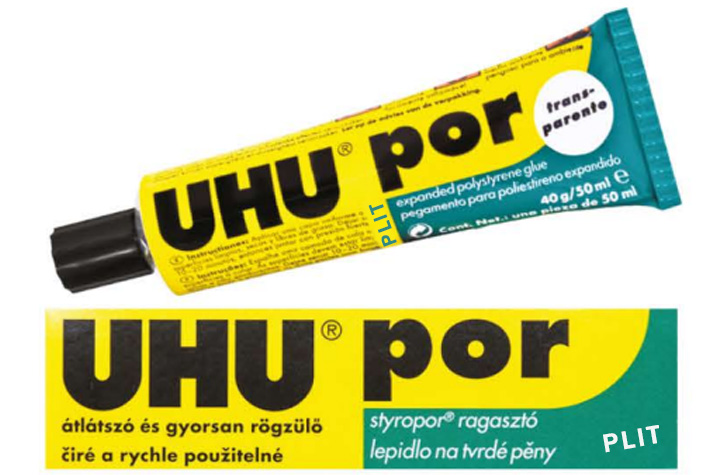 Pegamento Uhu Por Especial para Poliestireno (Foam), 50 ml