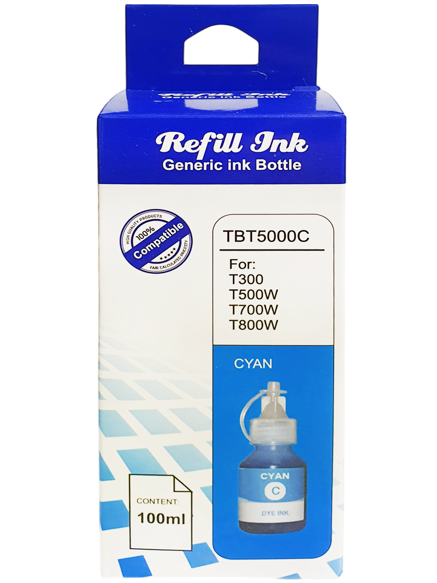 Tinta Cony BT5000C Cyan Compatible con Brother BT-5000C