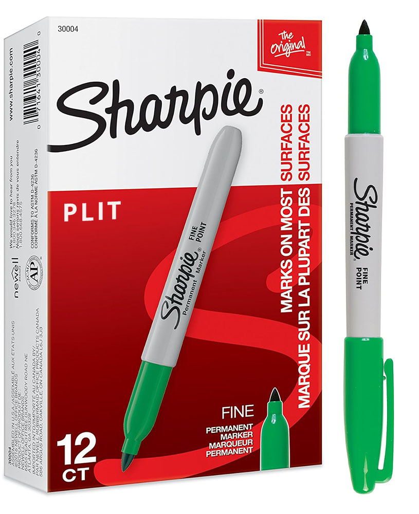 Marcador Permanente Sharpie Fine Point, Verde