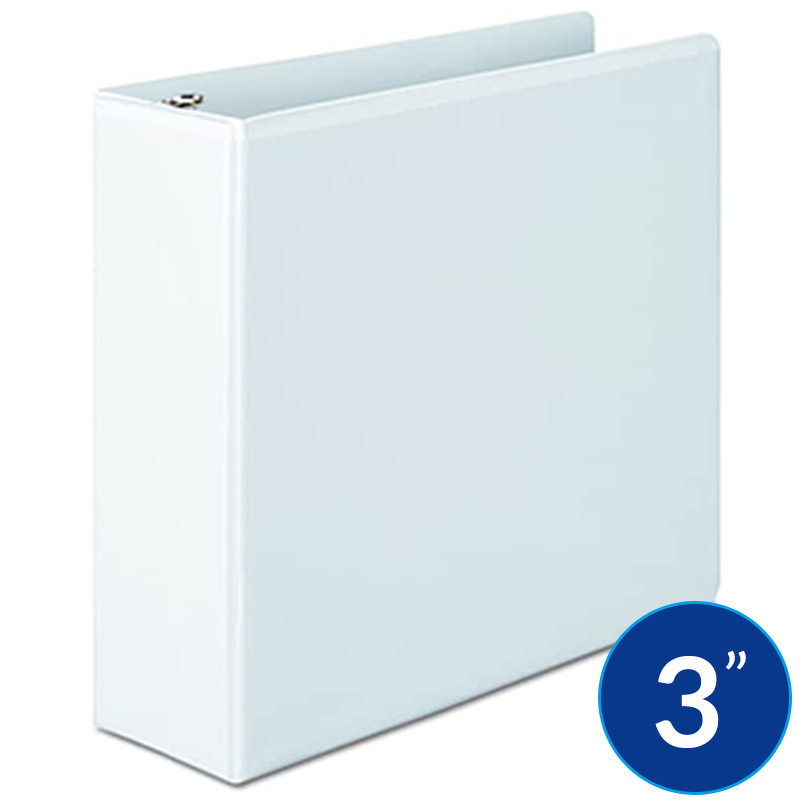 Carpeta de 3" Pulgadas con Cover, Blanco
