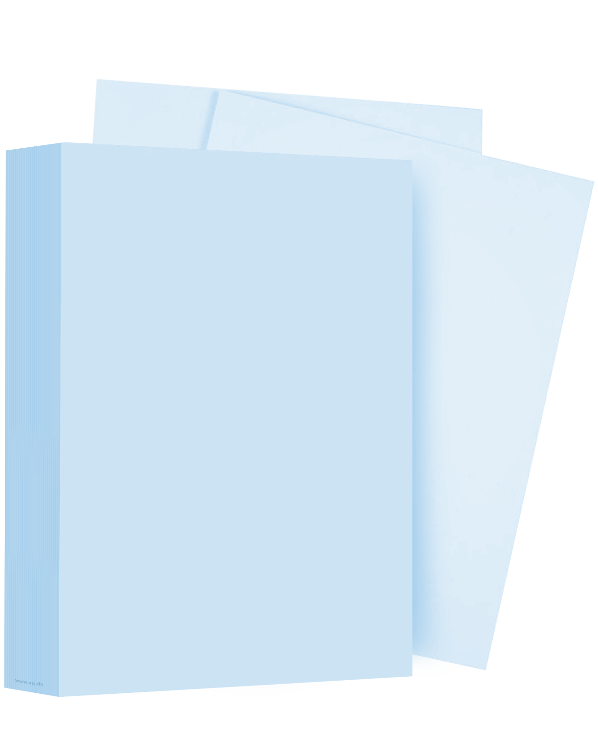 Resma de Papel Abby Azul Pastel 8.5" x 11", 500 Hojas