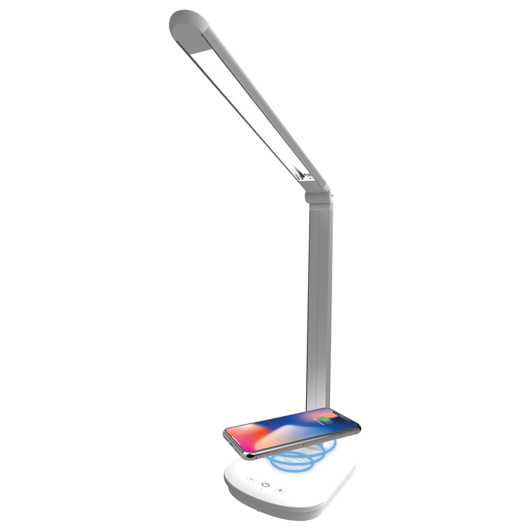 Lampara de Escritorio Tzumi con Cargador Wireless