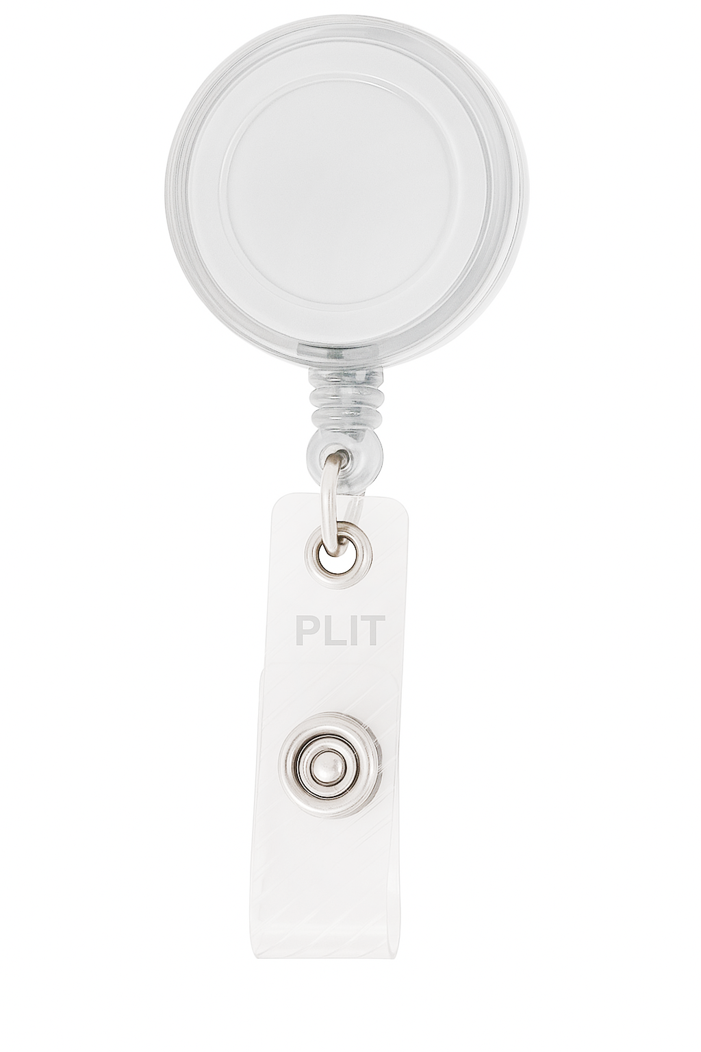 Cordon tipo YOYO Extendible para Porta Carnet, Transparente (clear) - CONY NB209-BL