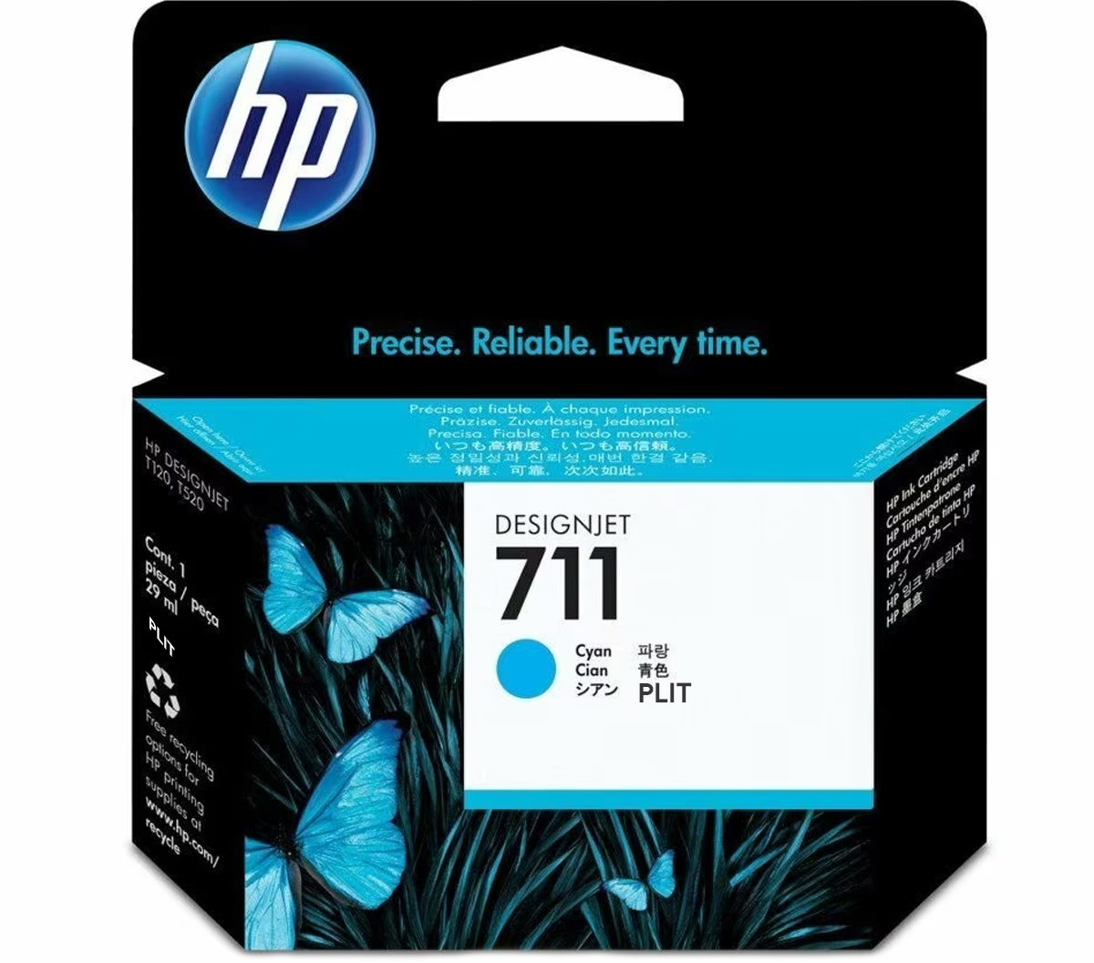 ORIGINAL: Cartucho de Tinta HP 711 (CZ132A) 29 ml, Cyan