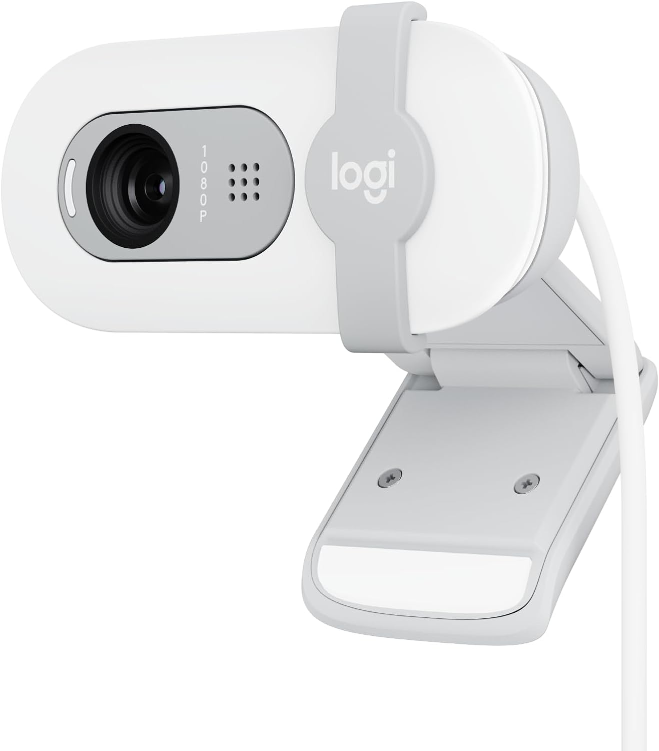 Cámara Web Logitech Brio 100, Blanca