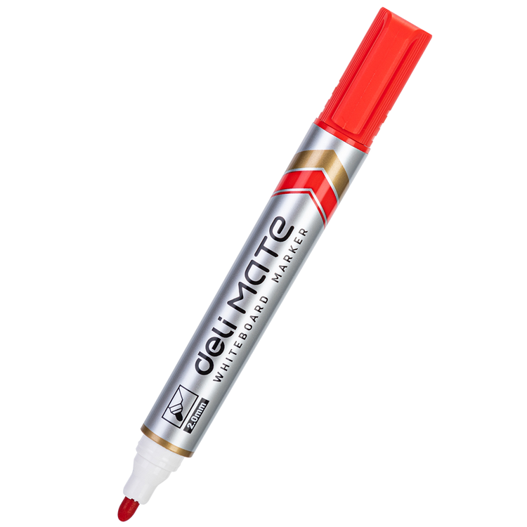 Marcador para Pizarra 2.0 mm, Rojo - Deli Mate U003