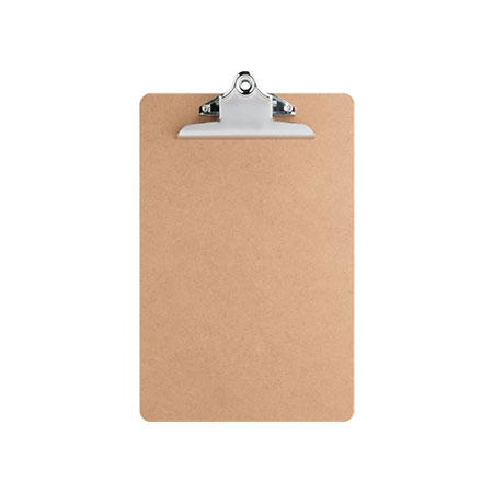 Tablilla de Carton 6" x 9"  con Gancho