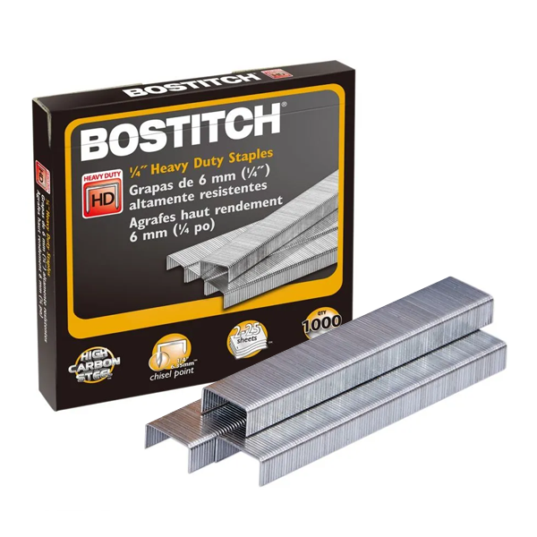 Grapas Bostitch Heavy Duty 6 mm (1/4") 1,000 grapas - #SB351/4-1M