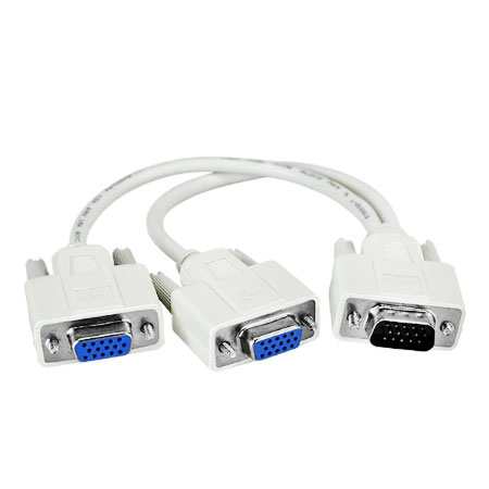 Cable Splitter para 2 Monitores SVGA
