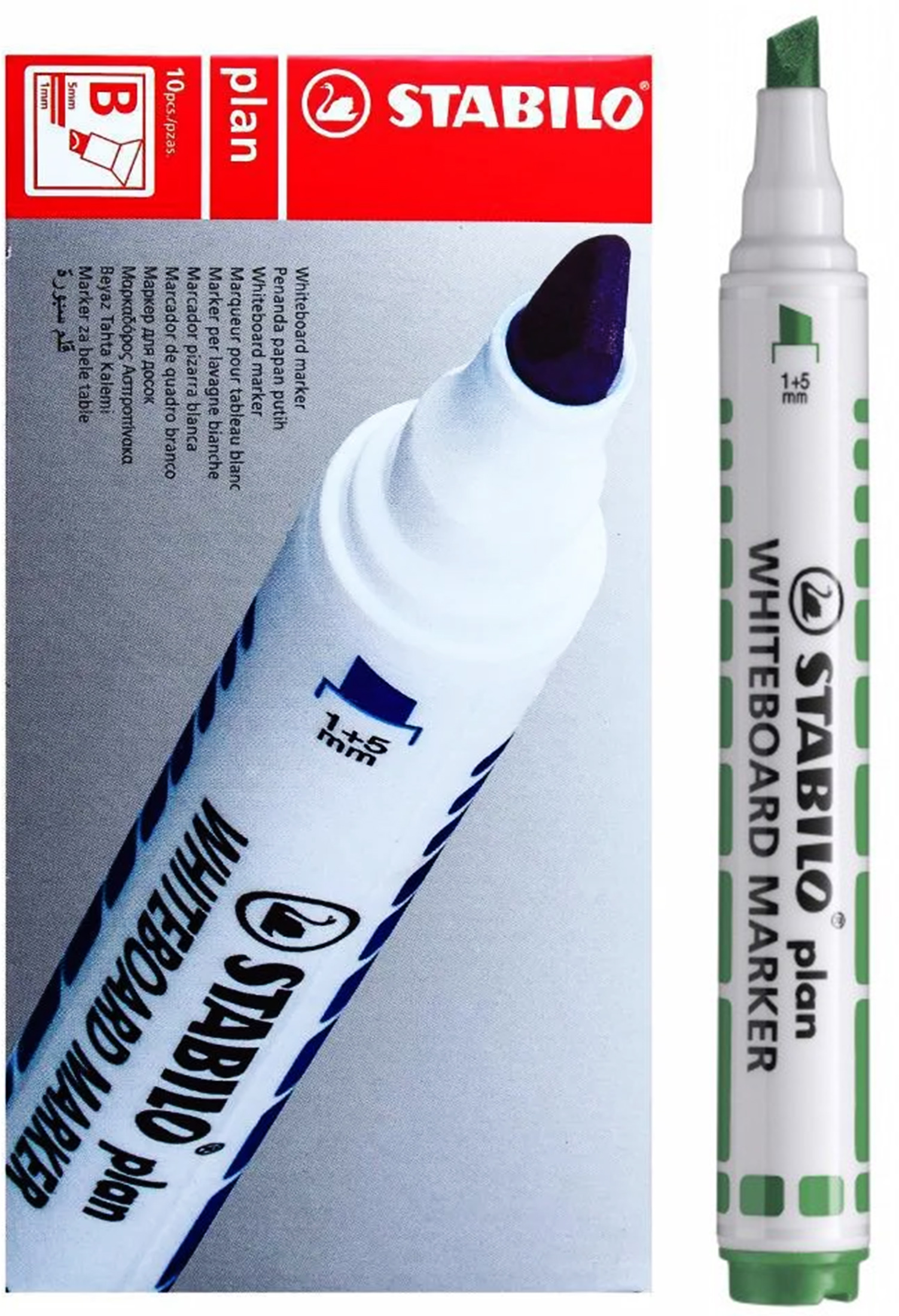 Marcador para Pizarra Stabilo Plan, Verde