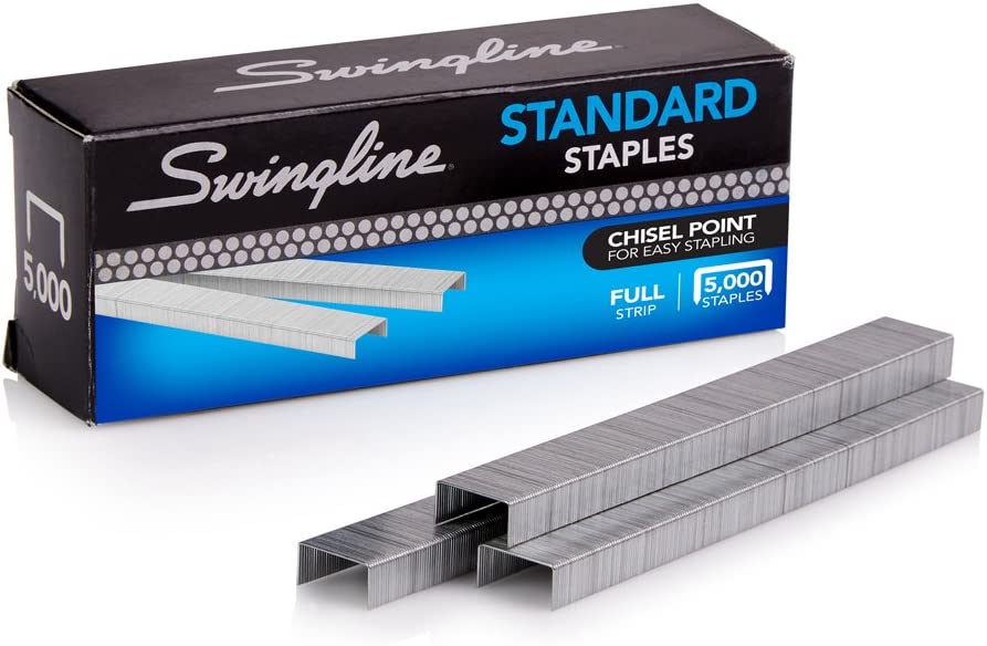 Grapas Estándar Swingline 1/4" (24/4) - 25 Hojas