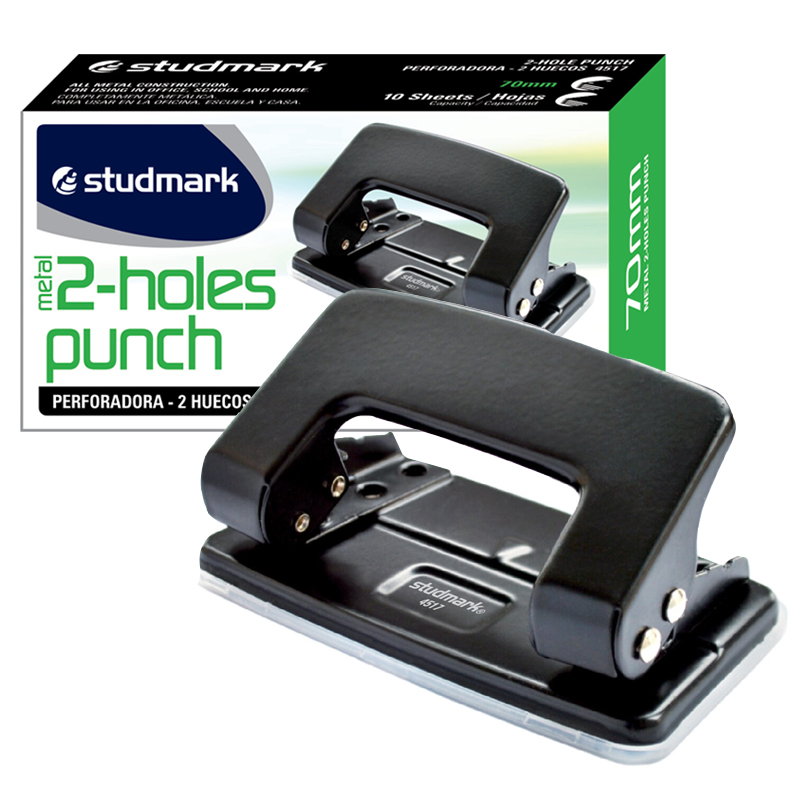 Perforadora de 2 hoyos para 10 Hojas Studmark ST-04517