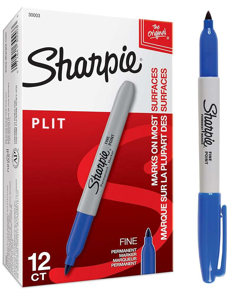 Marcador Permanente Sharpie Fine Point, Azul Royal