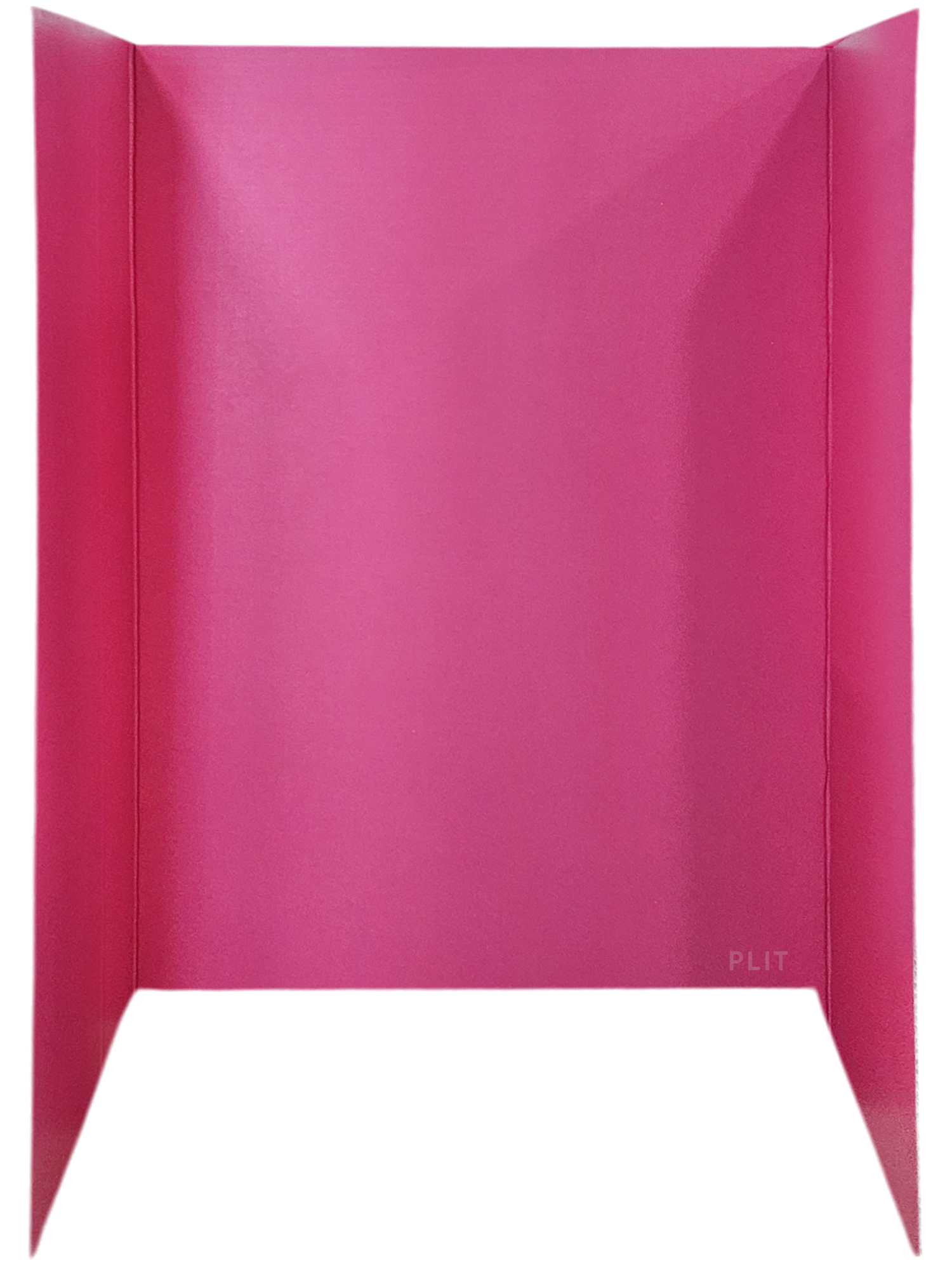 Tablero Plegable Tri-Fold 48" x 36" para Presentaciones, Rojo