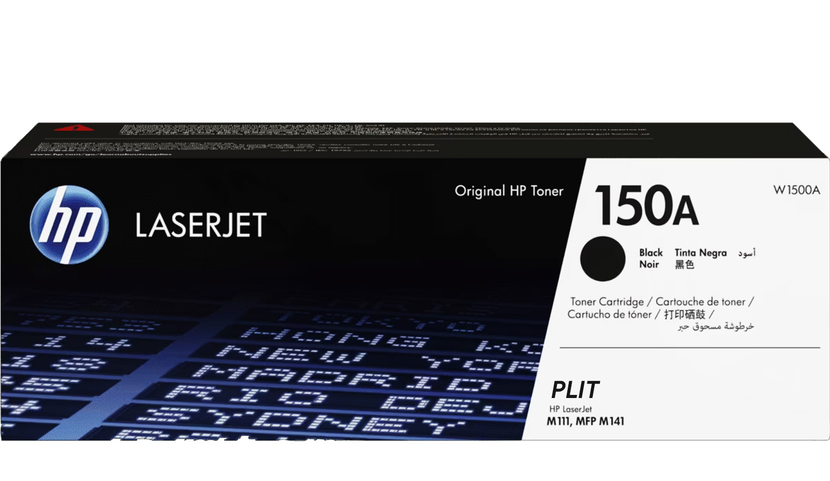 Original: Toner HP 150A (W1500), Negro