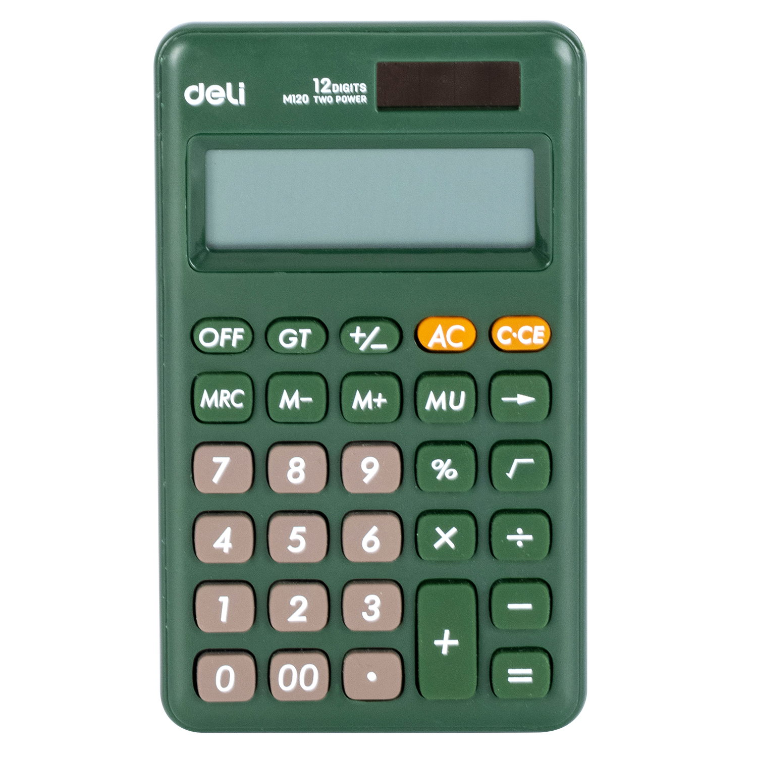 Calculadora de Bolsillo de 12 Dígitos, Verde