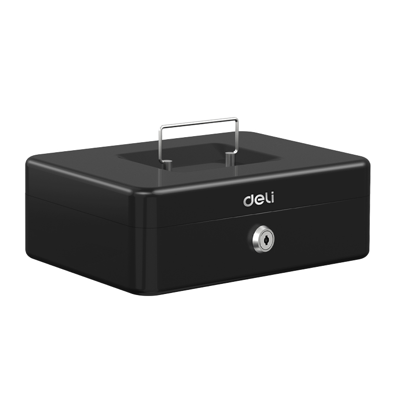 Caja Chica Metálica 8", Negro - Deli  T505