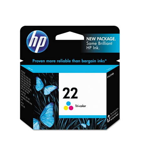 Cartucho Original HP 22 (C9352AN), Color, 2 ml