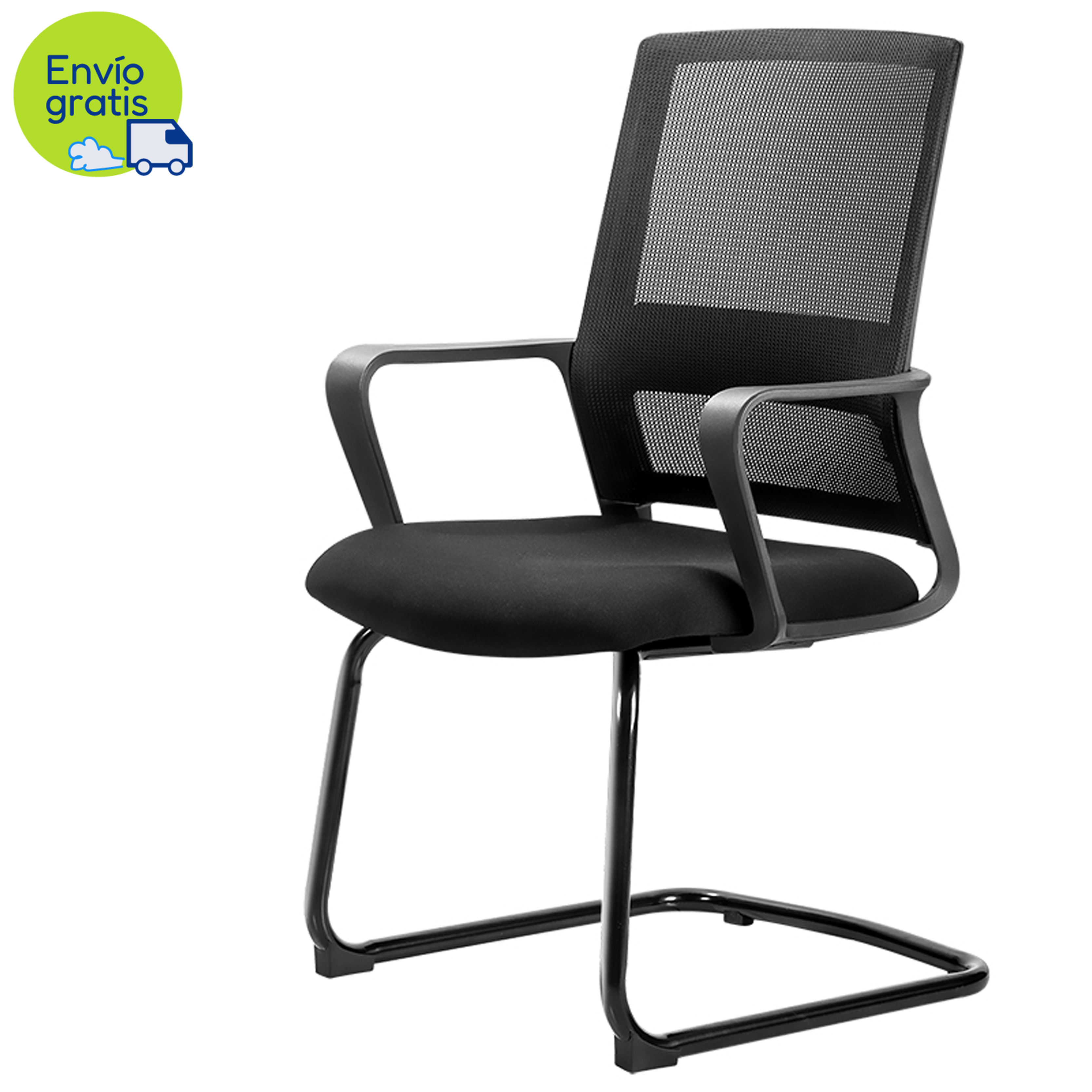 Silla de Visita con Malla Transpirable  - Deli 87091