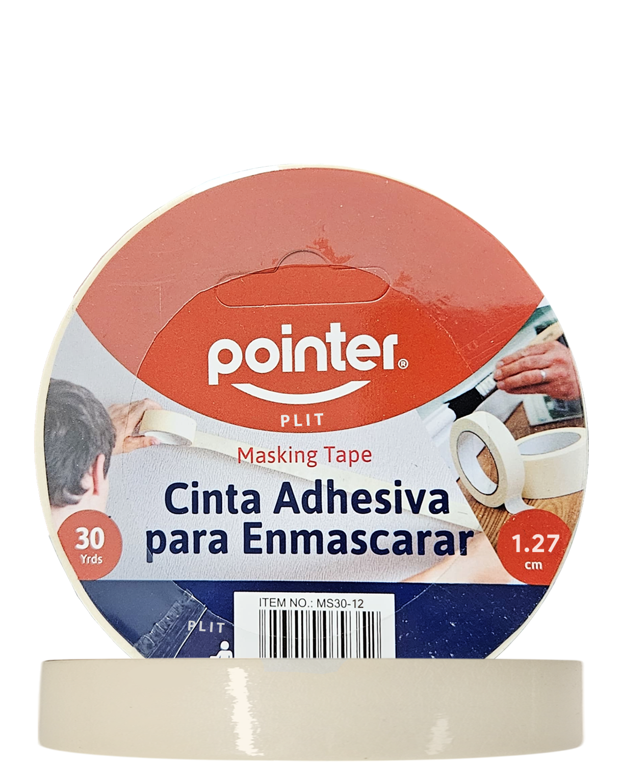 Cinta Masking Tape 1/5" (1.27cm) x 30 Yardas - Pointer MS30-12