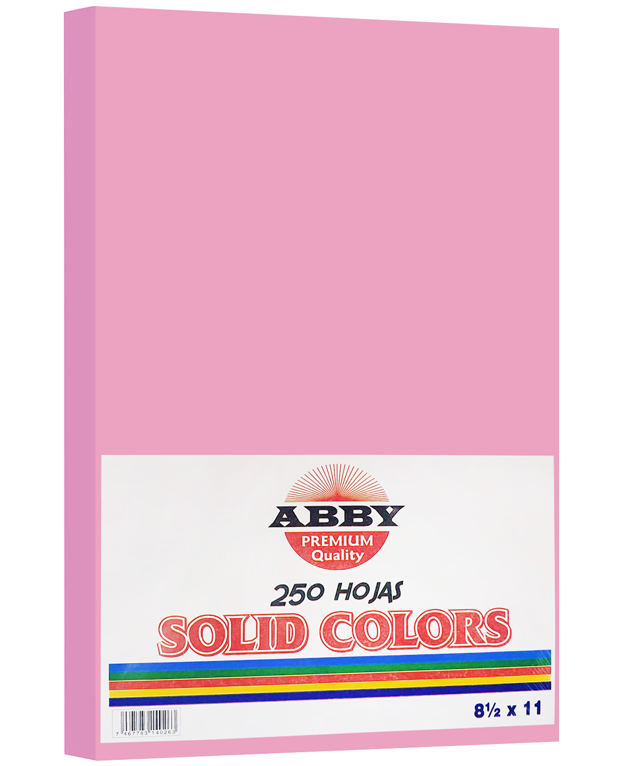 Resma de Papel Rosado 8.5"x 11", 250 hojas