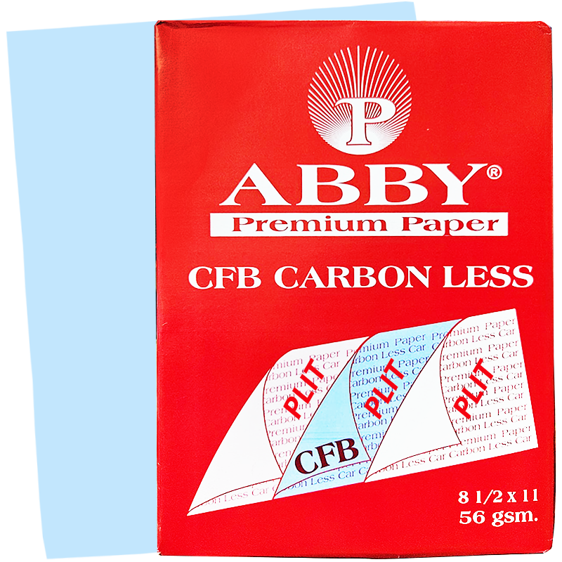Papel de Carbón NCR CFB-16 Intermedio Autocopiativo 8.5" x 11" Azul