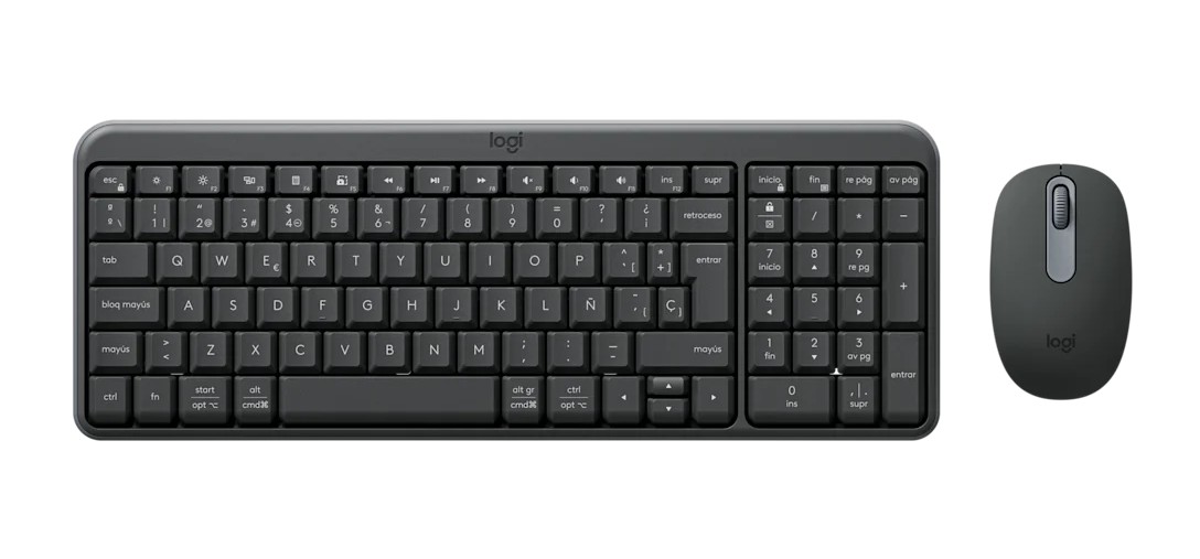 Combo Teclado + Mouse Logitech MK250 Compact Wiriless Bluetooth, Español