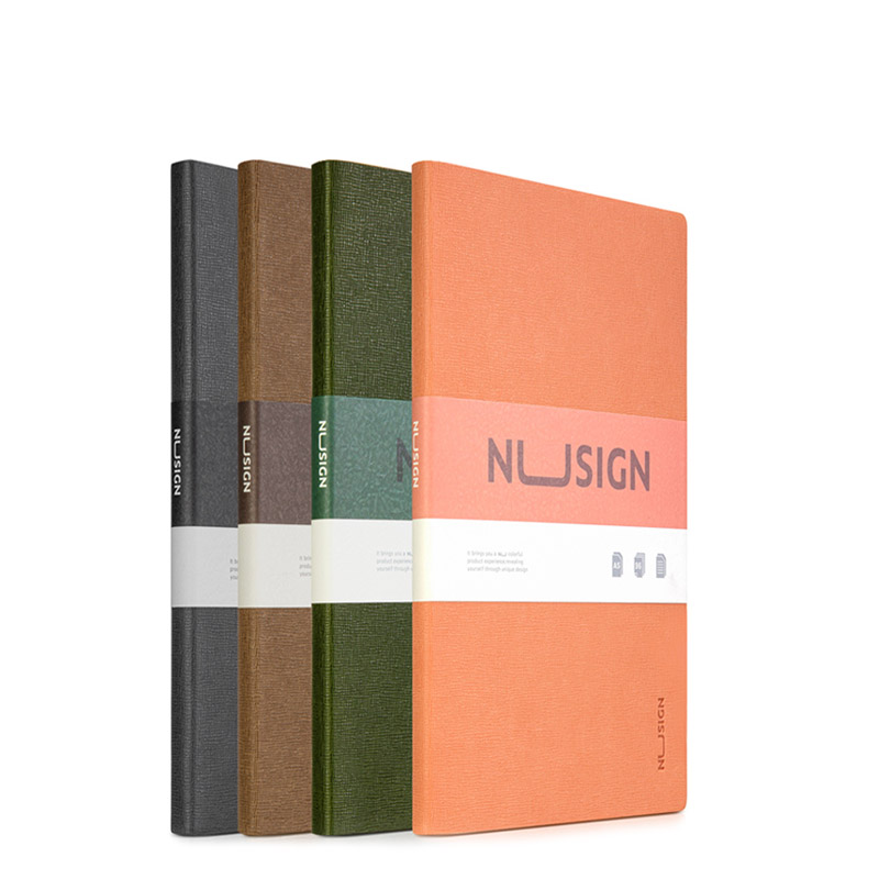 Libreta Rayada 3" x 6" con Portada en Leather, 96 Hojas