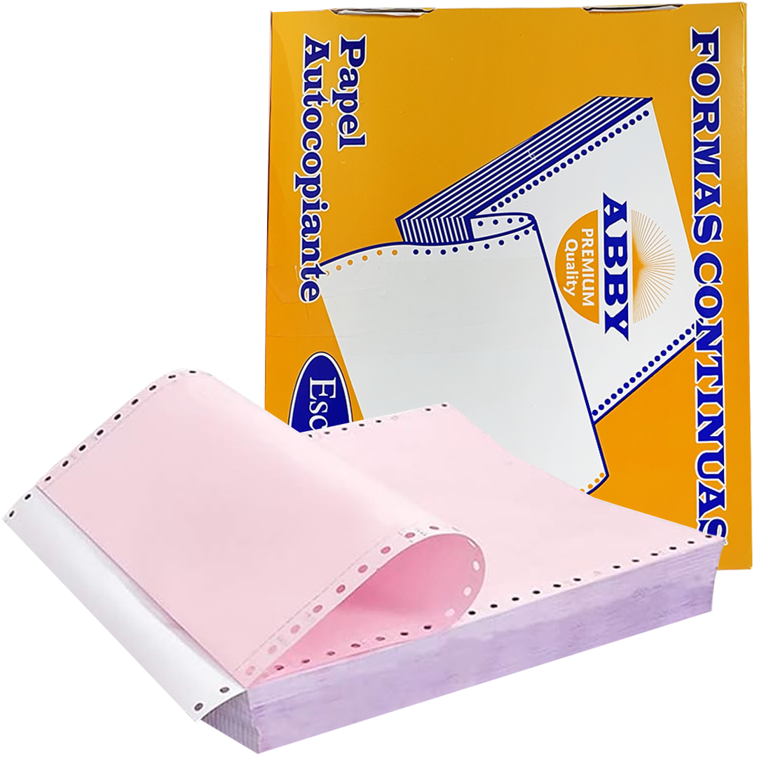 Papel Continuo ABBY 9.5" x 11" - 2 Partes NCR