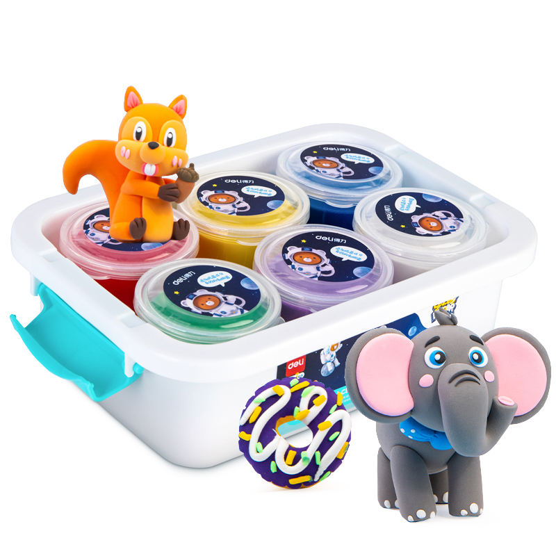 Masilla Infantil Moldeable, 12 Colores