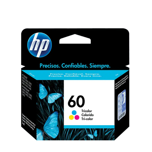 Cartucho Original HP 60 (CC643WL), Color, 2 ml
