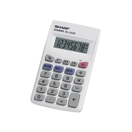 Calculadora para Bolsillo, 8 Dígitos - Sharp EL-233SB