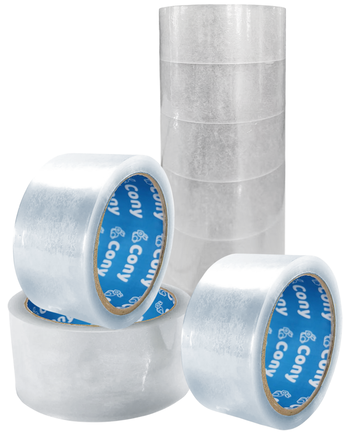 Cinta de Empaque CONY 2" x 90 yardas, Transparente