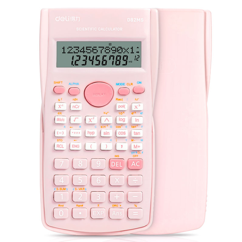 Calculadora Científica, 240 Funciones, Rosado