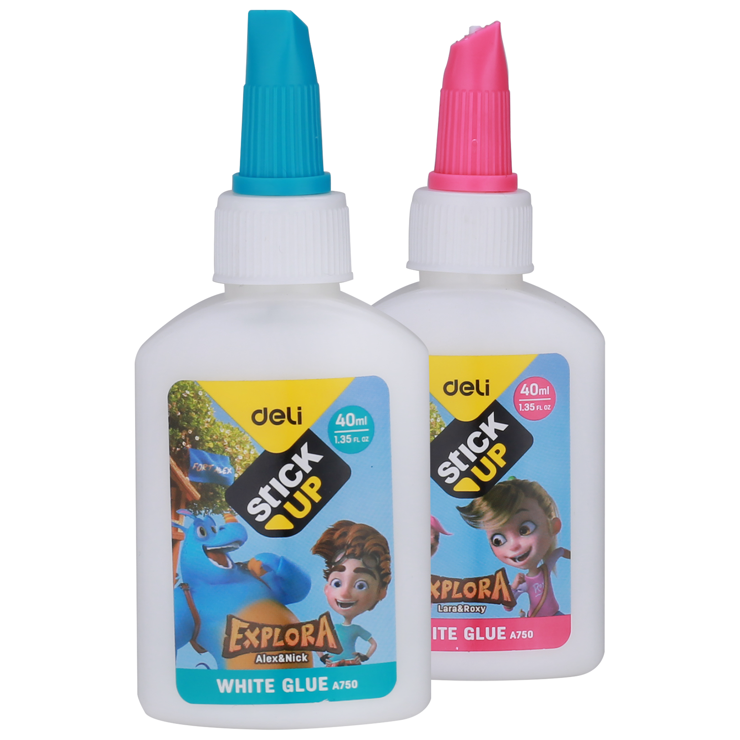 Pegamento Líquido Escolar, 40 ml -  Deli Stick UP