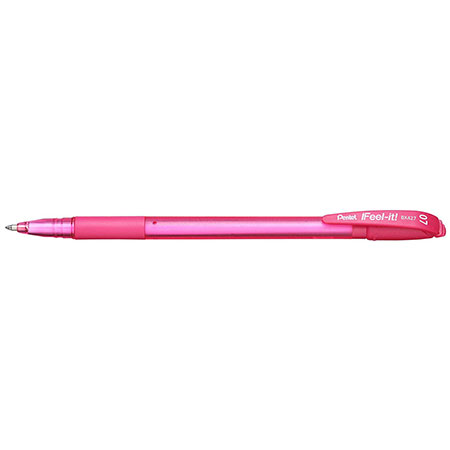 Bolígrafo Rosado Pentel Feel It, Punta 0.7 mm
