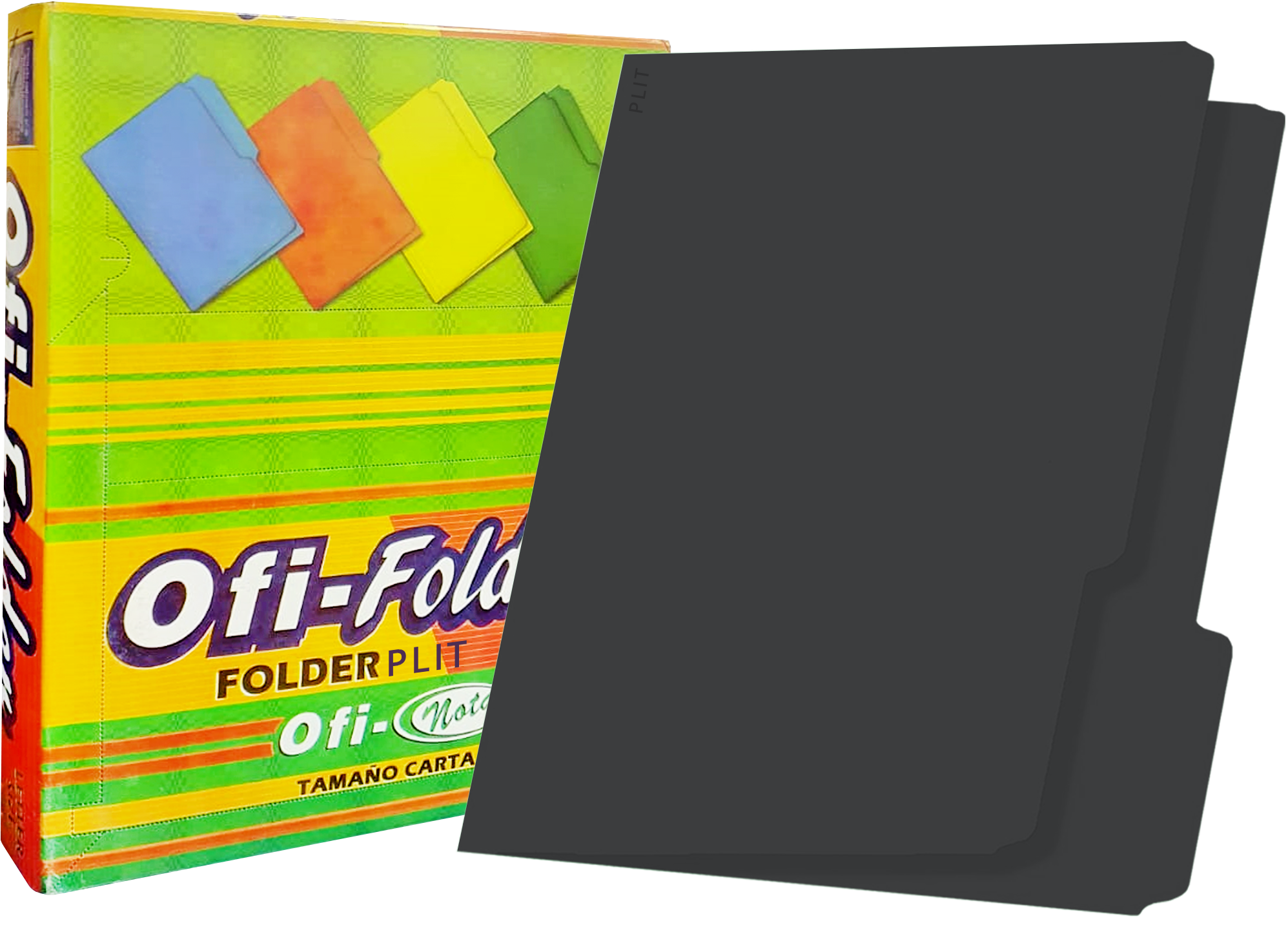 Folders Negro 8.5" x11", 100 pcs - Ofi-Nota 251277