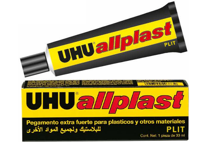 Pegamento UHU Allplast para Plásticos, 30 ml