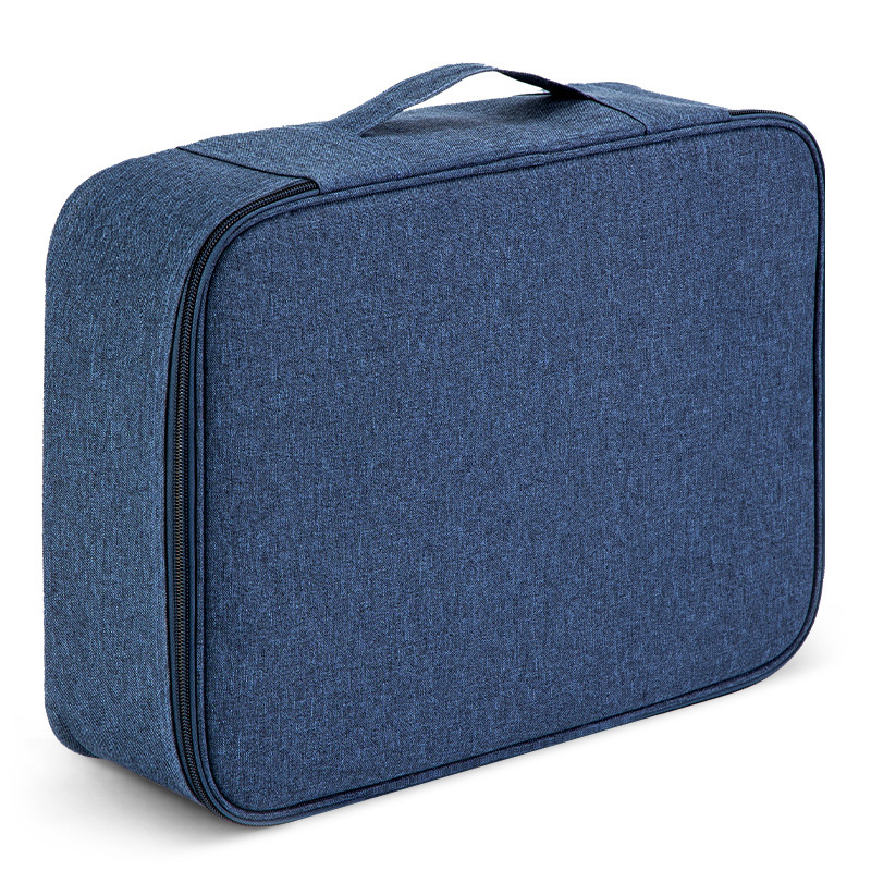Bulto de Viaje para Laptop 15" con Múltiples Compartimentos, Azul Oscuro