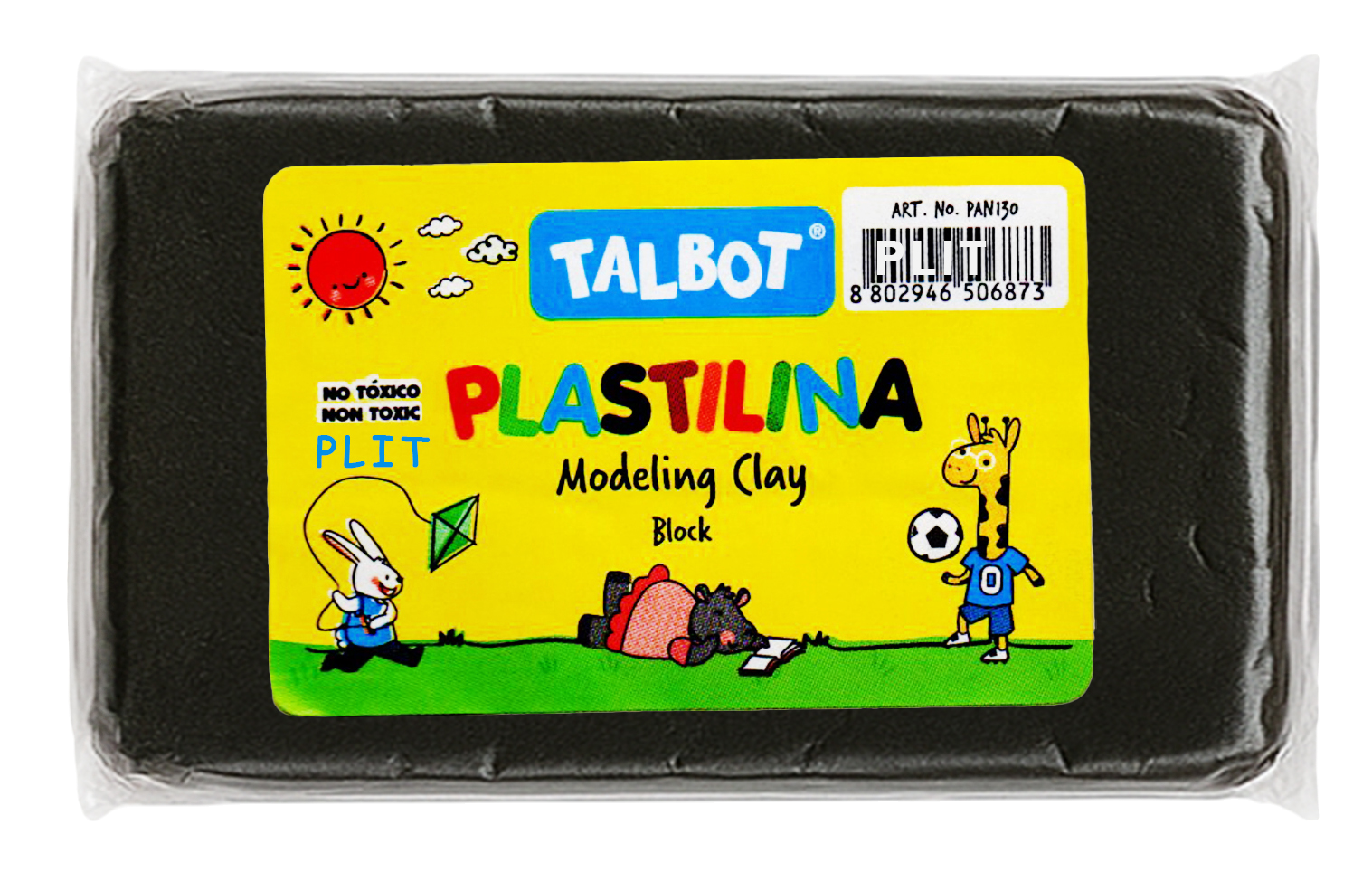 Masilla Plastilina Talbot Negro 150 gr