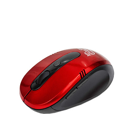 Mouse Inalambrico Klip Rojo Kmw 330 Rd