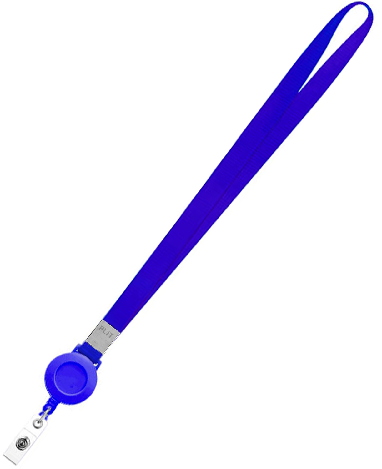 Cordon Lanyard con YOYO Extendible para Porta Carnet, Azul