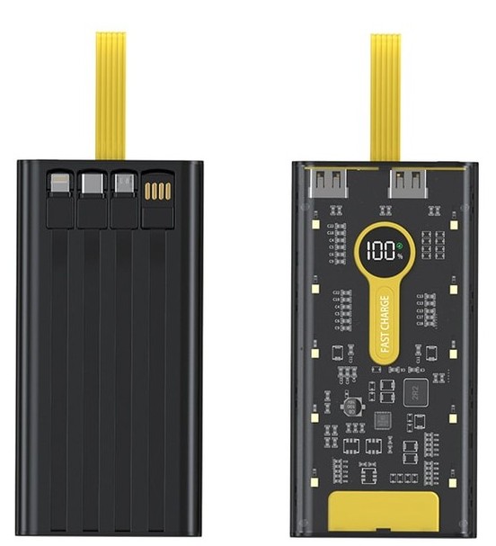 Cargador de Baterías Portátil Power Bank 20,000 mAh AGILER AGI-5430 con Salidas Micro USB, USB Tipo-C