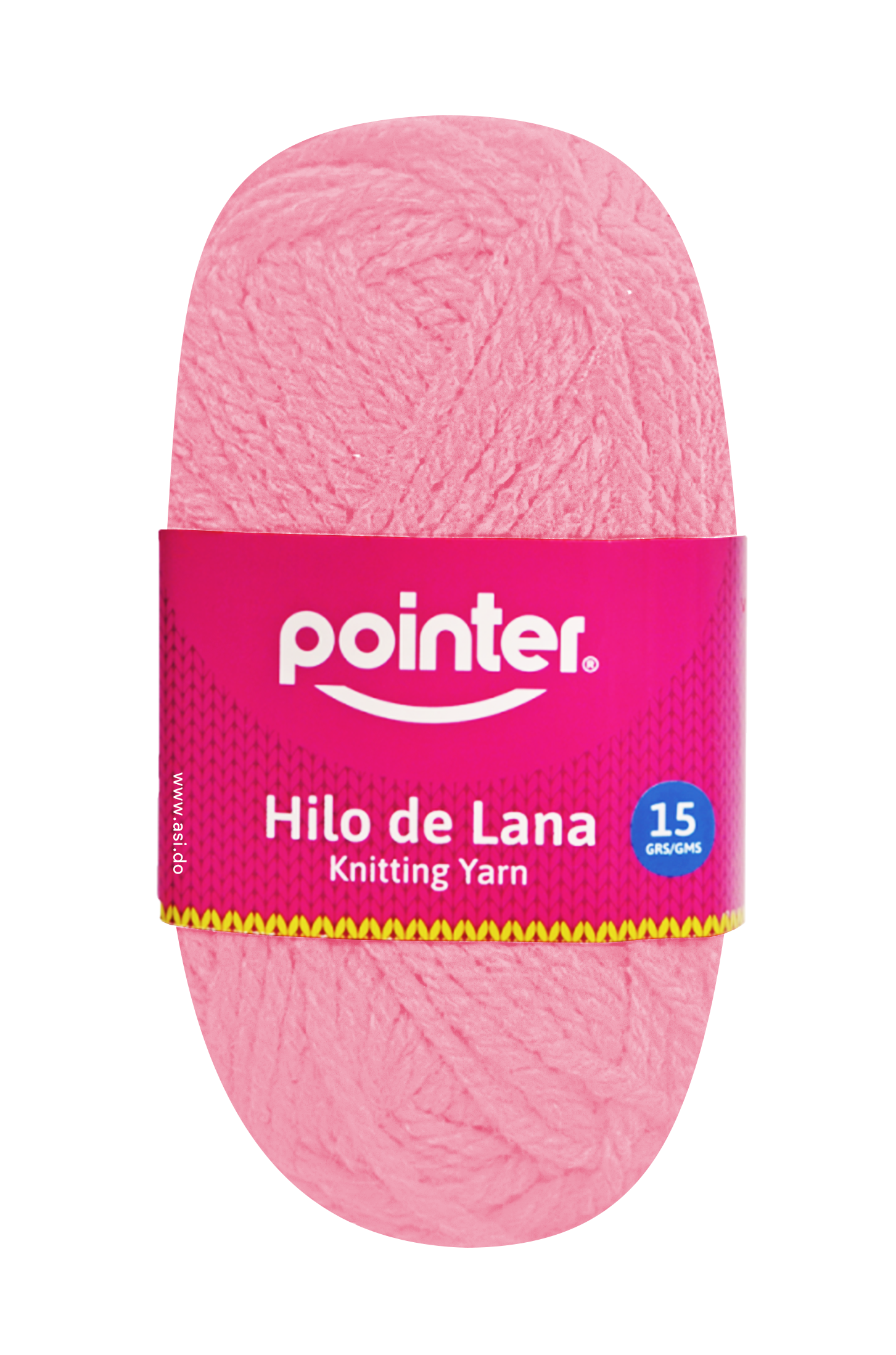 Hilo de Lana Rosado, 15 grs